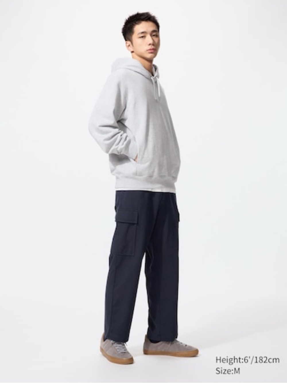 Uniqlo jersey ezy cargo pants